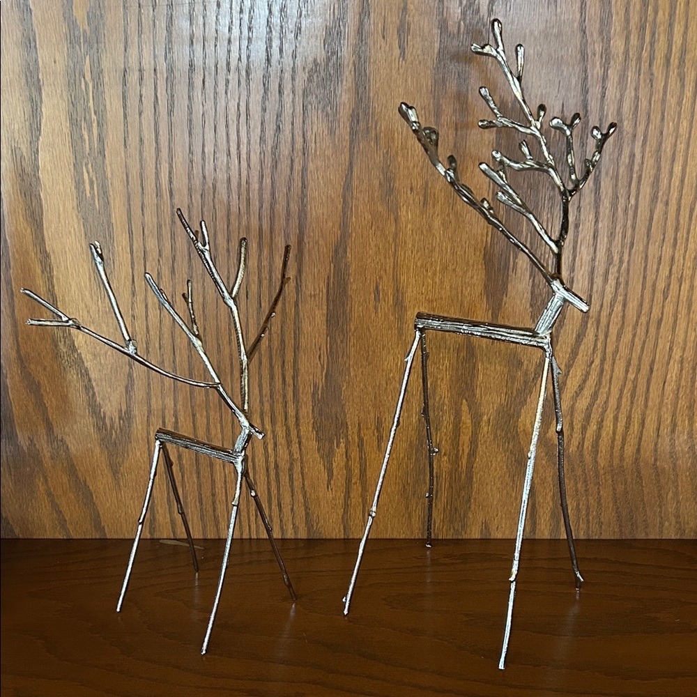 Pottery Barn Silver Stick Reindeer - Picture 2 of 8